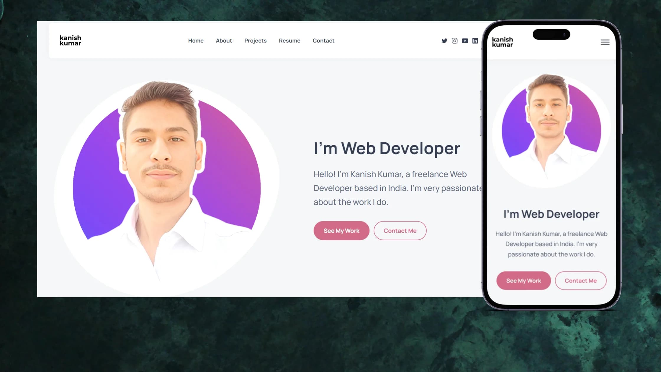 Portfolio Website Design - Personal Projects project screenshot
